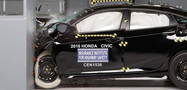 2016 Honda Civic Sedan'a IIHS'den Tam Not