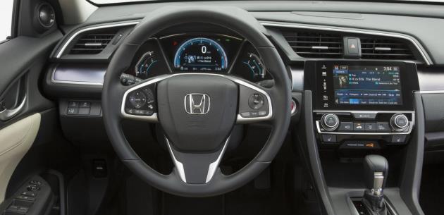 2016 Honda Civic Sedan'da Yeni Direksiyon Sistemi