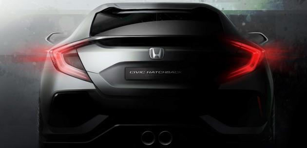 2017 Honda Civic Hatchback Prototipi Cenevre'de