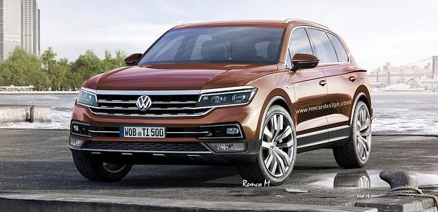 2018 Volkswagen Touareg iin dijital izim