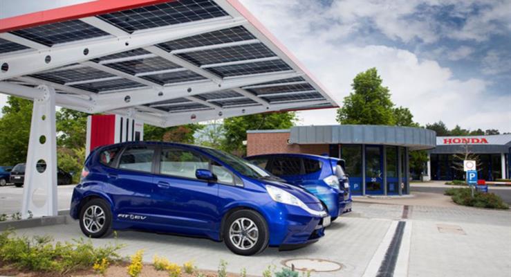Avrupa'nn en gelimi elektrikli ara arj istasyonu Honda Ar-Ge Avrupa'da ald