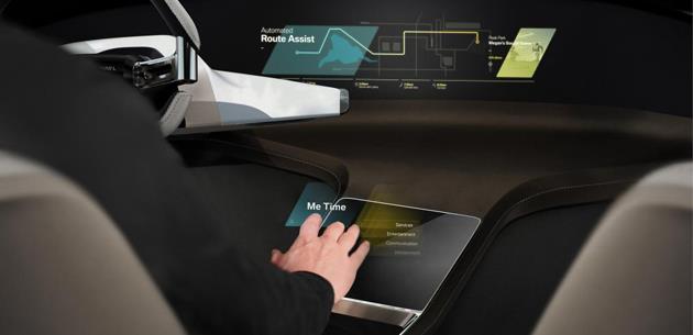 BMW HoloActive Touch holografik i kabin konsepti CES 2017'de tantld
