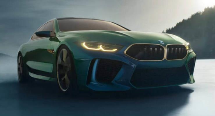 BMW M8 Gran Coupe konseptinden yeni video