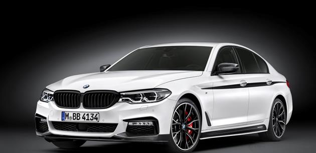 BMW M Performans aksesuarlar ile yeni BMW 5 Serisi Sedan