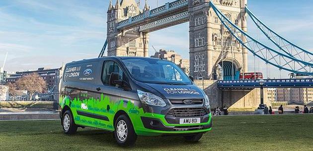 Ford, hibrit ticari tatlarn Londra'da test edecek