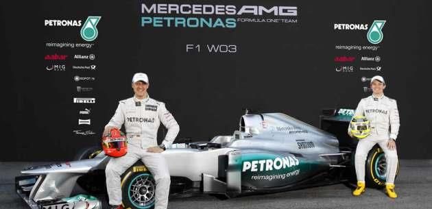 Mercedes AMG Petronas'n, F1 baars