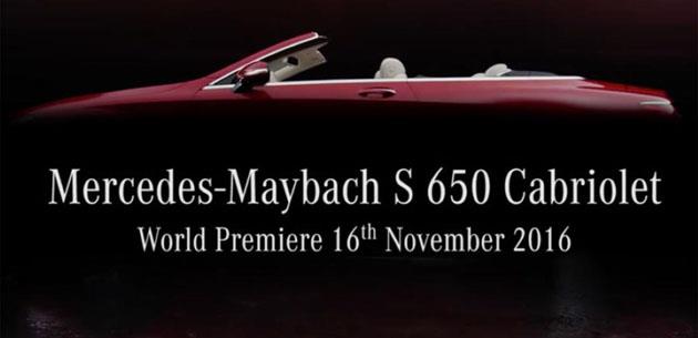 Mercedes-Maybach S650 Cabriolet Los Angelesa geliyor