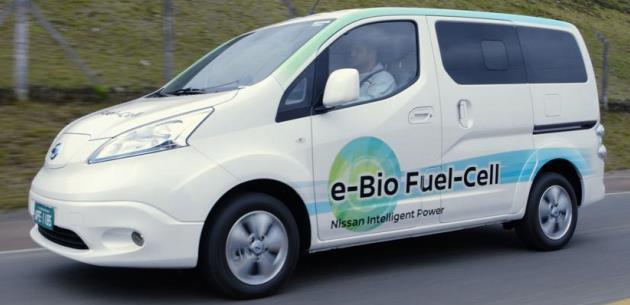 Nissan e-Bio Yakt Hcresi Teknolojisi NV200 ile Gn Ina kyor