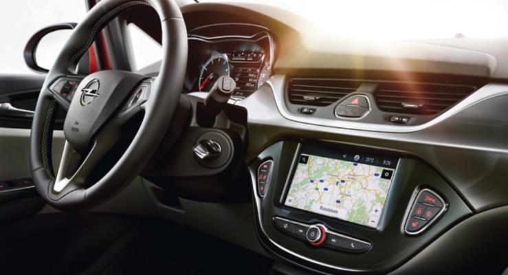Opel Karl, Adam ve Corsa iin Navi 4.0 entegre navigasyon ve OnStar fonksiyonlar