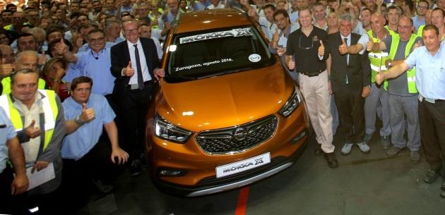 Opel Mokka X spanyada retime Girdi