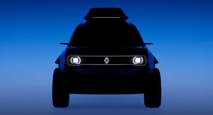 Renault 4'ten lham Alan Elektrikli Crossover Konsepti Paris'te Tantld
