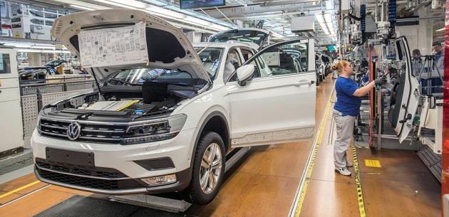 Volkswagen Fabrikalarnda retim Durdu