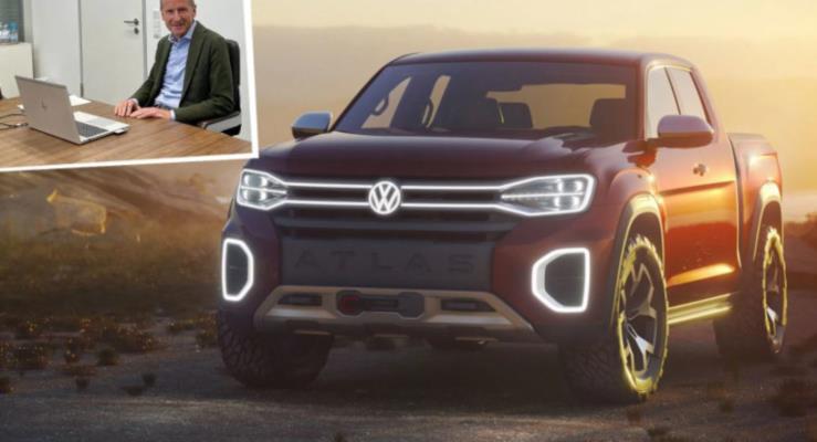 VW CEO'su Gelecek Elektrikli Kamyonet ve Sedan'larn pularn Verdi