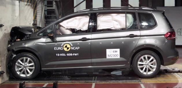 YEN 2015 VW TOURAN'A EURONCAP'TEN 5 YILDIZ