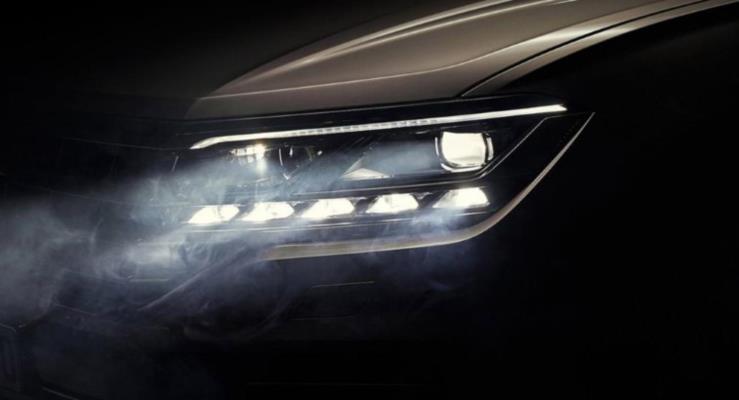 Yeni 2018 Volkswagen Touareg SUV'den yeni teaser