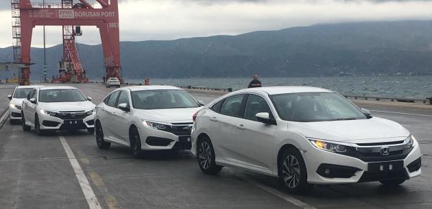 Yeni Honda Civic Sedann ihracatna baland