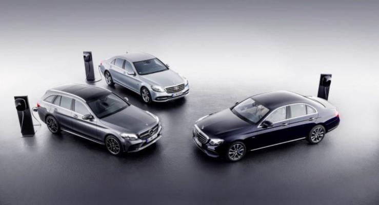 Yeni Mercedes C ve E-Serisi dizel/elektrikli plug-in hibrit modelleri tantld