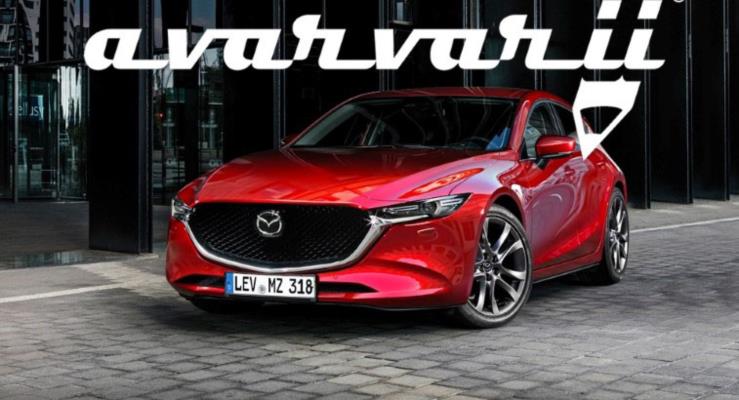 Yeni nesil 2019 Mazda3 iin dijital izim