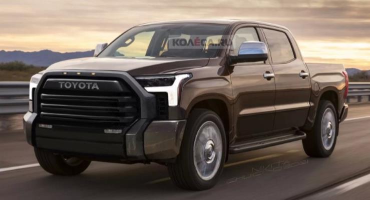 Yeni Nesil 2022 Toyota Tundra Teaser'lar Geree Dnt