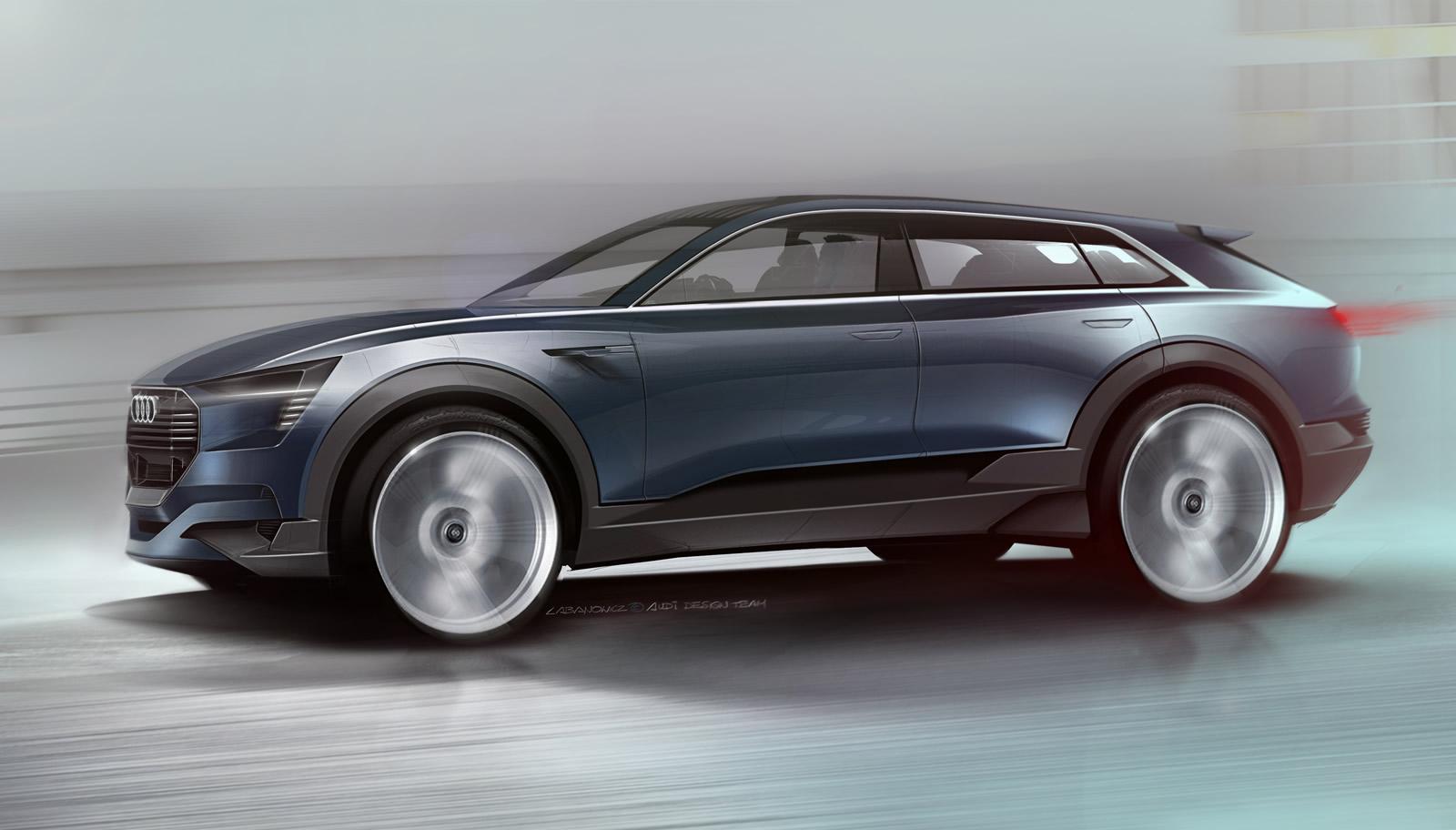 Audi e-tron quattro konsept taslak resim galerisi