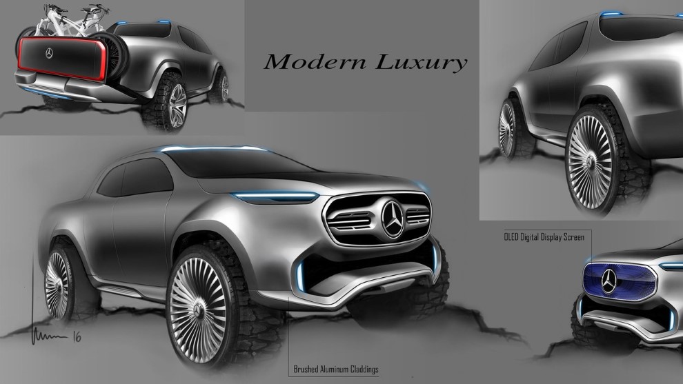 Mercedes Concept X-Class yeni detayl resim galerisi