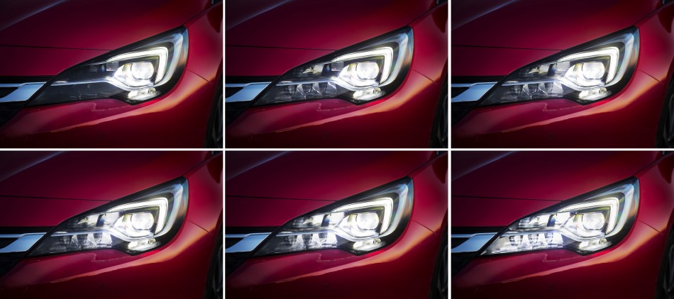Opel Astra ve Opel Insignia IntelliLux Matrix LED k teknolojisi