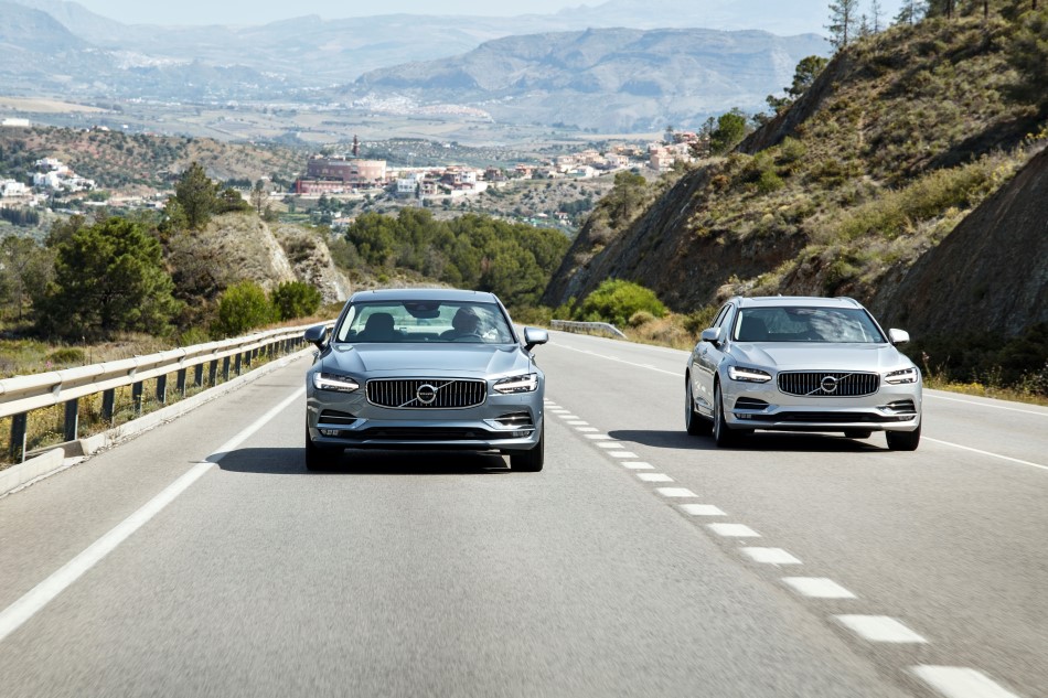 Volvo S90 ve V90, Euro NCAP'ten be yldz ald (resim galerisi)