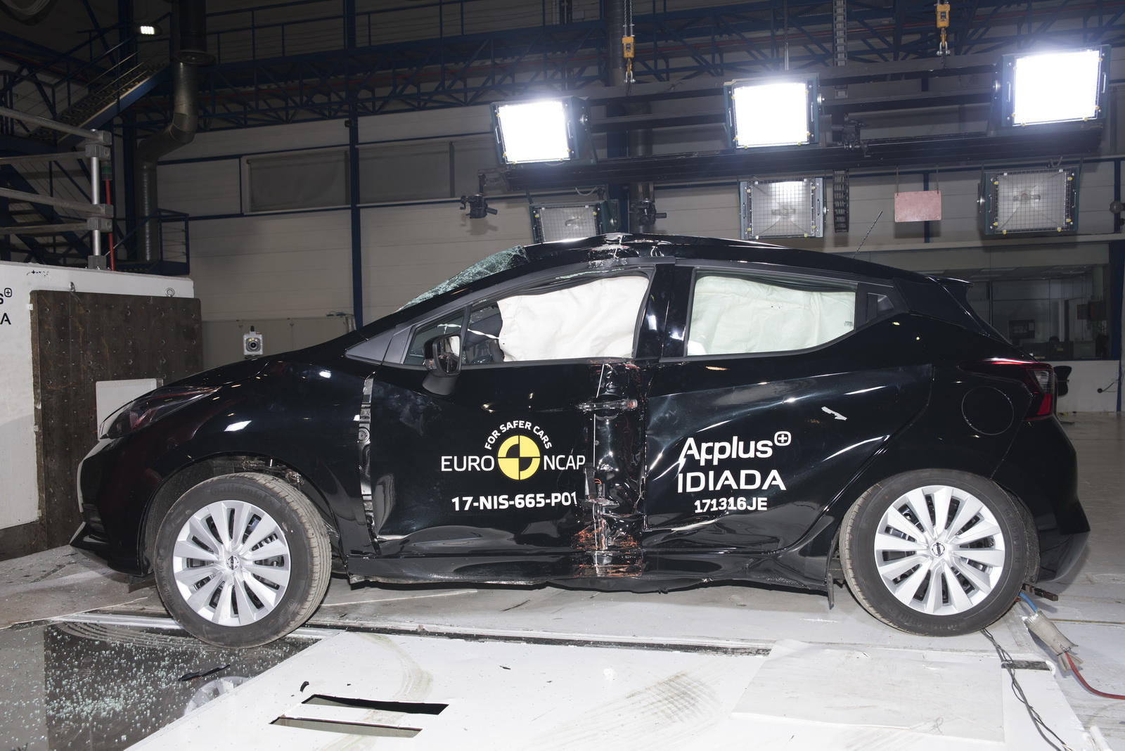 Nissan Micra 2017 EuroNCAP test resimleri