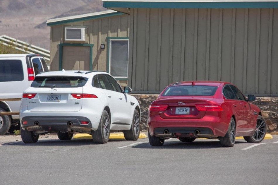 Yar hibrit Jaguar XE, XF ve F-Pace modelleri test grntleri