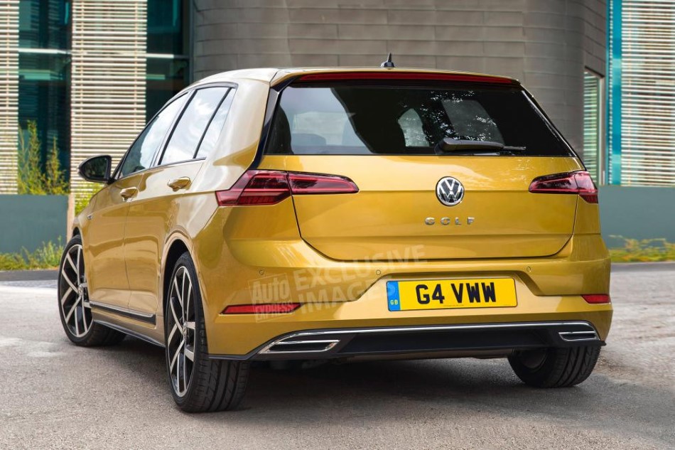 Yeni 2019 Volkswagen Golf Mk8 resim galerisi
