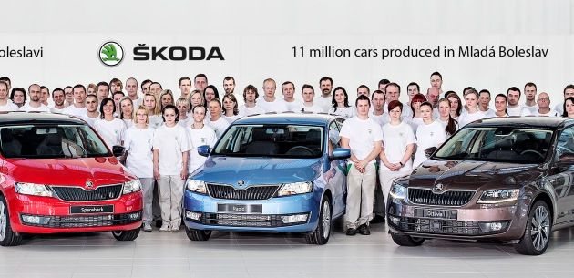 SKODA'NIN ANA FABR�KASINDAK� �RET�M� 11 M�LYONA ULA�TI