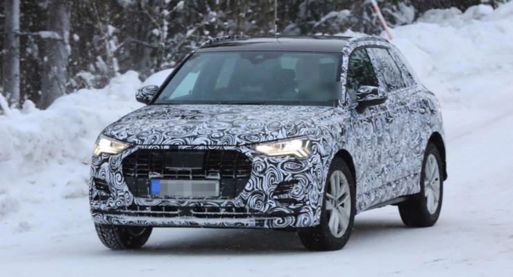 2018 Audi Q3 k testlerinde ortaya kt
