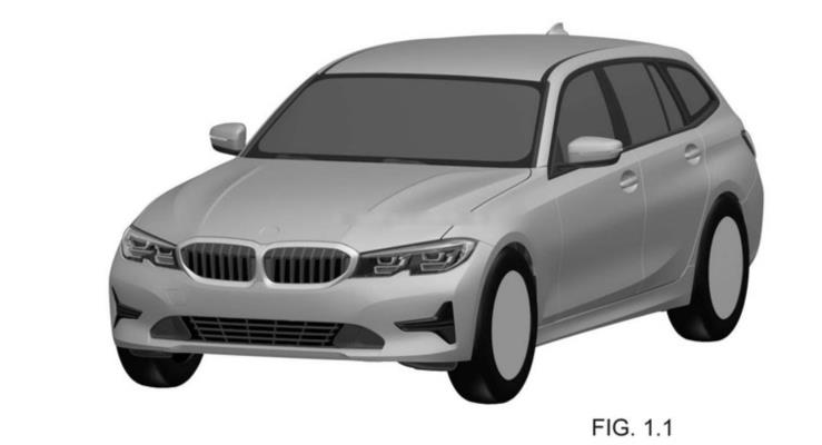 2019 BMW 3-Serisi Touringin patent resimleri ortaya kt