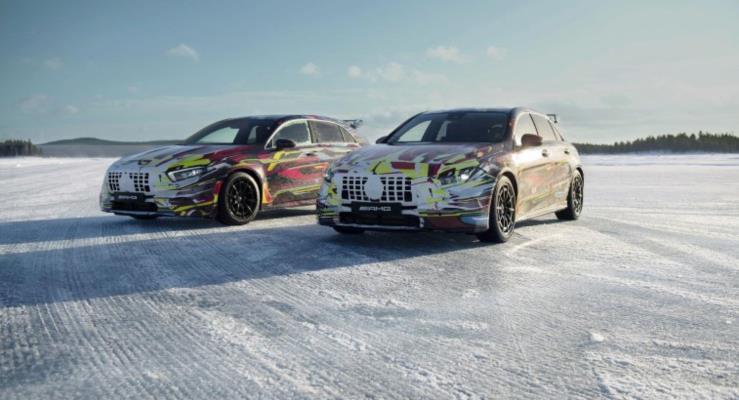 2020 Mercedes-AMG A45 Prototipleri Karda Oynamaya Doyamyor