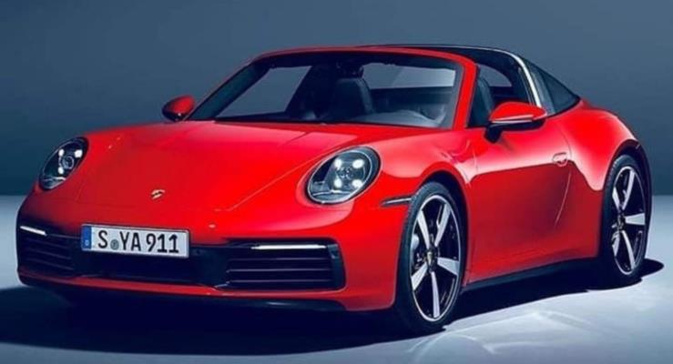 2021 Porsche 911 Targadan lk Resmi Fotoraflar