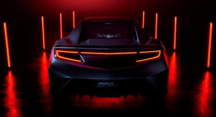 2022 Acura NSX Type S Yeni Teaser ile Karmzda