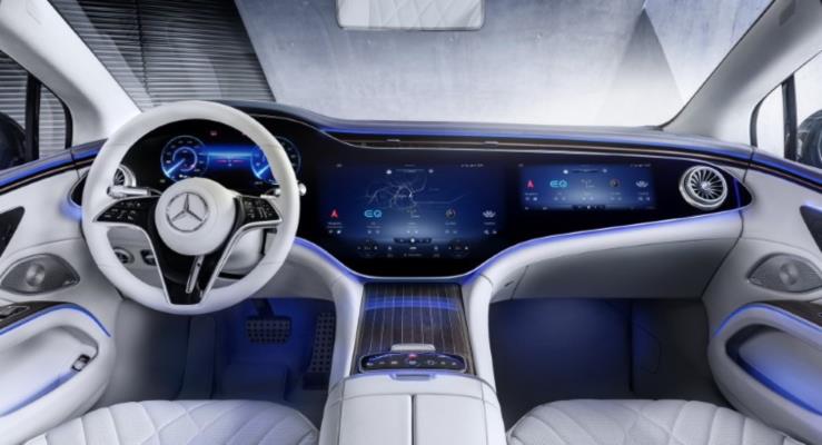 2022 Mercedes-Benz EQS Elektrikli Sedan, 56" Kavisli Ekranl Panele Sahip