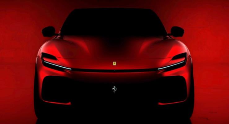 2023 Ferrari Purosangue SUV'den lk Teaser
