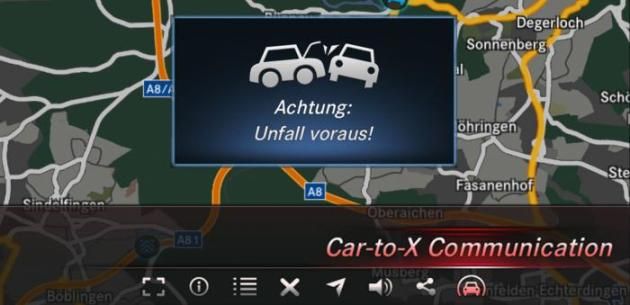 MERCEDES'TEN CAR-TO-X TEKNOLOJS