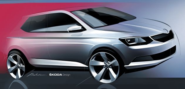 YEN� 2015 SKODA FAB�A �LK RESM� TASLAK FOTO�RAFI