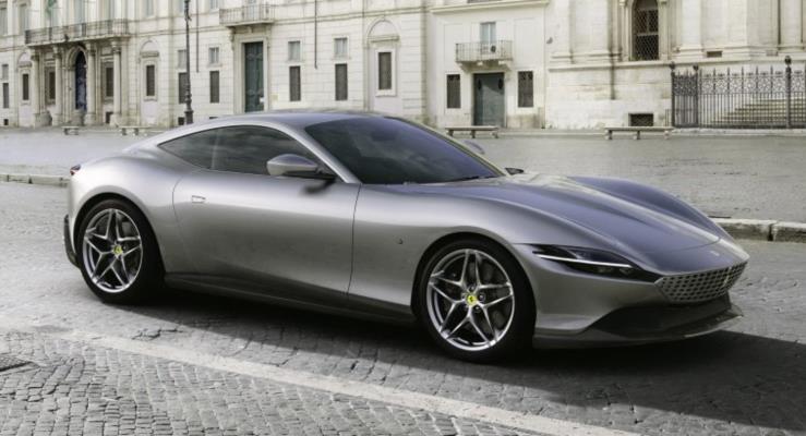 612 HP Turbo V8 Motorlu Ferrari Roma Tantld