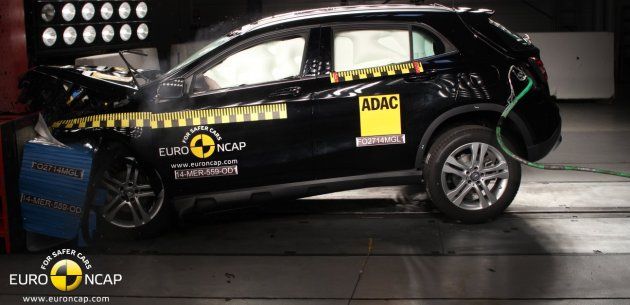 MERCEDES GLA 2014 EURONCAP GVENLK TESTNDEN 5 YILDIZ ALDI