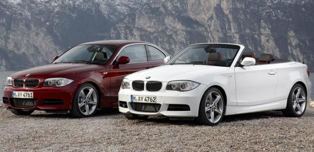 BMW 1 COUPE VE CONVERTBLE'IN RETM DURDU; 2 SERS GELYOR