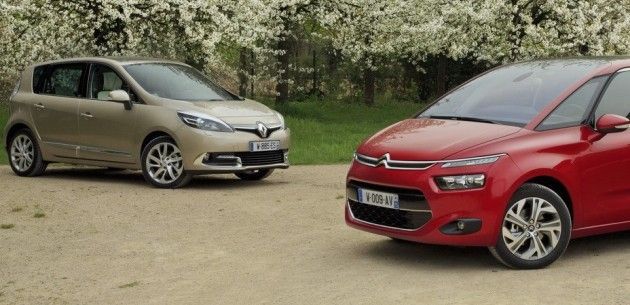 YEN CTROEN PCASSO VE MAKYAJLI RENAULT SCENC YAKINDA GELYOR