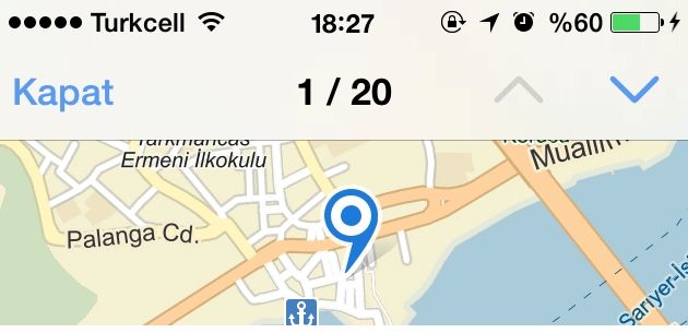 YANDEX HARTA UYGULAMASINI iOS 7 N GNCELLED