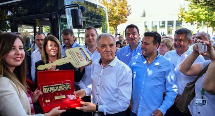 Anadolu Isuzu, Prilep Belediyesi'ne 4 tane Isuzu Citiport verdi