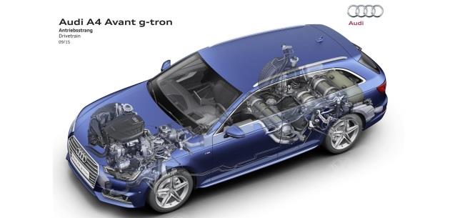 Audi CNG uyumlu A4 Avant g-tron modelini tantyor