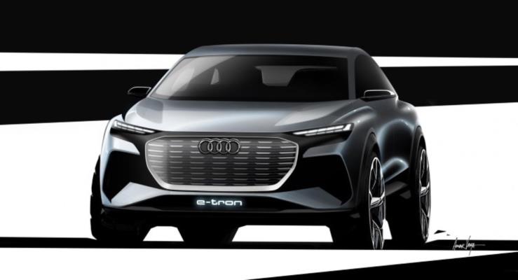Audi Q4 E-Tron konseptinden teaser yaynlad
