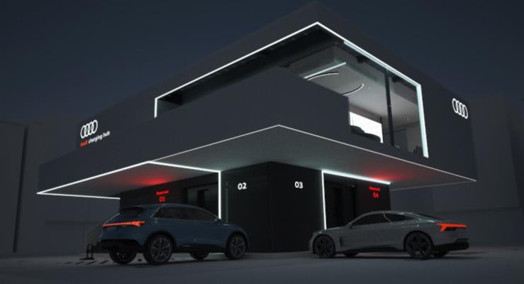 Audi'nin arj Merkezi Gelecein 'Benzin' stasyonu Olabilir