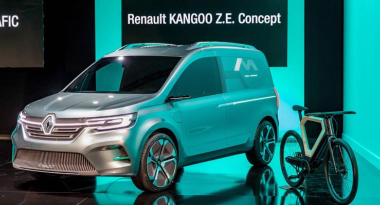 Elektrikli Renault Kangoo ZE Konsepti 2020de kacak Yeni Kangoonun Habercisi